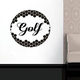 Golf Wall Decal Removable Vinyl Ball Decor 2275 - thumbnail 1