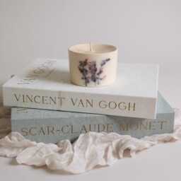 Birthday Gift Box, Lavender Candle, Ideas For Women, Candle Set, Unique Gifts Her, Candle in A Box, Gift Set Her, Vegan - thumbnail 3