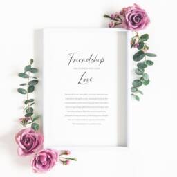Friendship Has Turned Into Love Print - Far From The Madding Crowd Wall Art Romantic Wedding Gift Marriage Reading Unframed - thumbnail 4