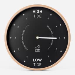 Black Wood Tide Clock Custom - thumbnail 2
