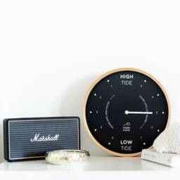 Black Wood Tide Clock Custom - thumbnail 1