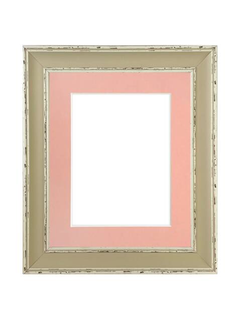 Scandi Clay Photo Frame With Pink Mount Recycled Plastic - image 1