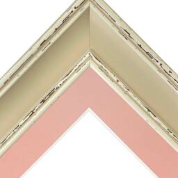 Scandi Clay Photo Frame With Pink Mount Recycled Plastic - thumbnail 2