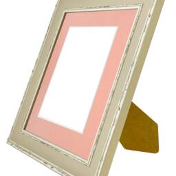 Scandi Clay Photo Frame With Pink Mount Recycled Plastic - thumbnail 3