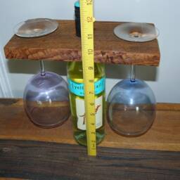 Barn Board Wine Caddy - thumbnail 3