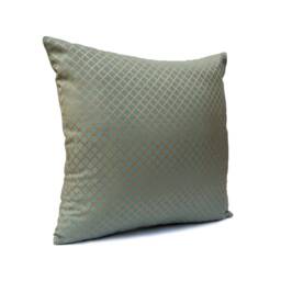 Blue & Beige Pillow Cover, Throw Decorative Cushion Covers, Pillowcase, Accent Pillow, Toss Silk Blend - thumbnail 2
