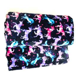 "Unicorn Fleece Blanket, Kids Cuddle Blanket - 58"" X 60" - thumbnail 3