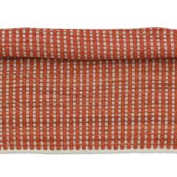 Handmade Red Jute Dhurrie Rug Eco-Friendly Indoor/Outdoor Floor Covering - thumbnail 4