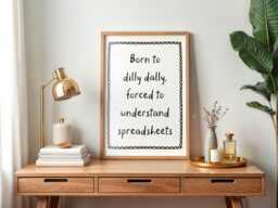 Spreadsheets Accounting Humour Print - Wall Art For Tax Accountant, Bookkeeper Gift Office Decor, Funny Finance Poster Cpa, Accounts - thumbnail 1
