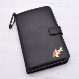 Clown Fish Design - Personalised Leatherette Golf Organiser Complete With Divot Repairer, Marker, Tees, Scorecard & Pencils - thumbnail 1