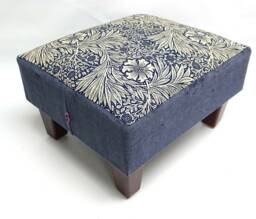 William Morris Marigold Footstool, Handmade in Britain