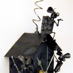 "Love Clock With Mice Blowing Kisses Saying ""I You To The Moon & Back" - thumbnail 3