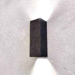 Handmade Black Ceramic Led Wall Sconce Modern Up Down Lighting - thumbnail 2