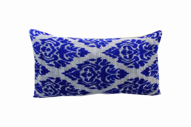 Velvet Ikat Pillow - image 1