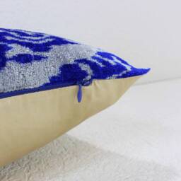 Velvet Ikat Pillow - thumbnail 4