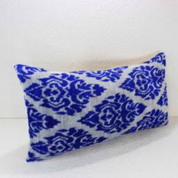 Velvet Ikat Pillow - thumbnail 2