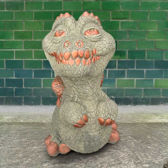 Concrete Massive Dragon Figurine Stone Statue Front Door Garden Sculpture Lawn Ornament Yard Decor Art Cement Handmade Gift - image 1