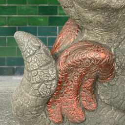 Concrete Massive Dragon Figurine Stone Statue Front Door Garden Sculpture Lawn Ornament Yard Decor Art Cement Handmade Gift - thumbnail 4