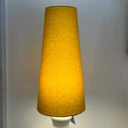 50cm Extra Tall Conical Lampshade - Handmade Fabric Floor Lamp Shade Made in Britain