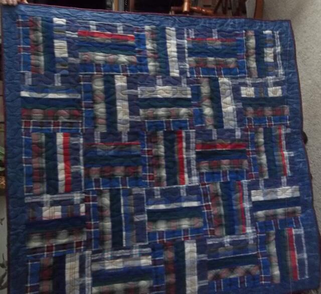 Made To Order Shirt Quilt, Flannel Memory Blanket - image 1
