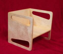 Montessori Large Cube Chair Or Table For Infant Toddler Preschool Kids - thumbnail 1