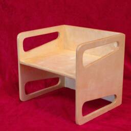 Montessori Large Cube Chair Or Table For Infant Toddler Preschool Kids - thumbnail 3