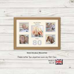 80Th Photo Frame Word Birthday Special Gift 5Sqbox-972D By Photos in A Word - thumbnail 1