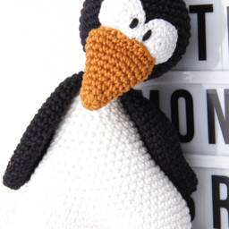 Crocheted Music Box Penguin - thumbnail 3