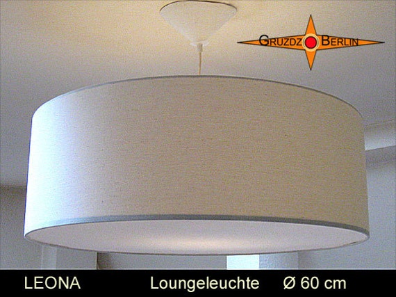 Hanging Lamp Cream Leona ??60 cm Pendant With Diffuser & Canopy - image 1