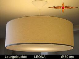 Hanging Lamp Cream Leona ??60 cm Pendant With Diffuser & Canopy - thumbnail 3