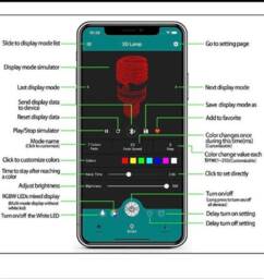 Butterflies 3D Smart App Control Night Light Bluetooth, Music, 7&16M Colour Mobile App , Gift Led Lamp - thumbnail 4