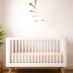 Wooden Baby Mobile - New Born Gift Crib Mobile, Modern Nursery Decor - thumbnail 2