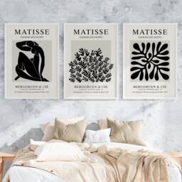 Matisse Art Prints Set Of 3, Modern Home Wall Decor - thumbnail 2