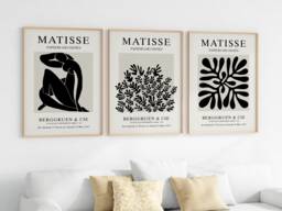 Matisse Art Prints Set Of 3, Modern Home Wall Decor - thumbnail 1
