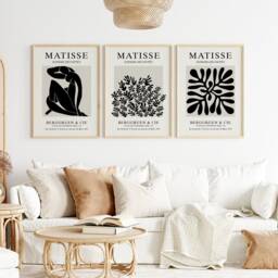 Matisse Art Prints Set Of 3, Modern Home Wall Decor - thumbnail 3