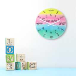I Can Tell The Time Personalised Wall Clock - thumbnail 2