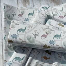 Dinosaur Wedge Baby Changing Mat, Anti-Roll Changing Mat, Dinosaur Anti Roll Baby Wedge Changing - thumbnail 2