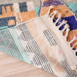 Vintage Boujaad Rug, Authentic Moroccan Rug 5x8 Ft - thumbnail 4