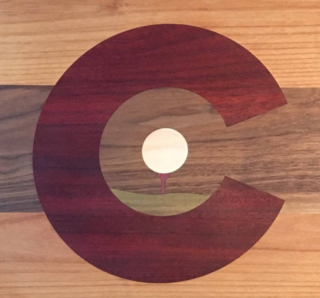 Colorado Golf Wall Hanging - image 1