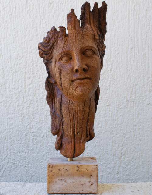 Artemis New Ceramic Figurine Sculpture Statue Greek Art Decor Signed Original Handmade - image 1