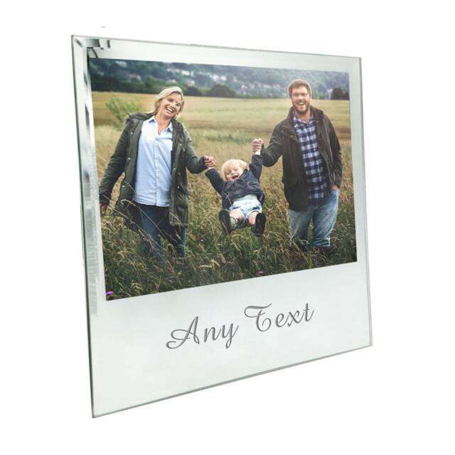 Personalized Photo Frames For Her New Parents Couples Family Custom 5x7 Glass Album Baby Women Wife Silver Mirror Frame - image 1