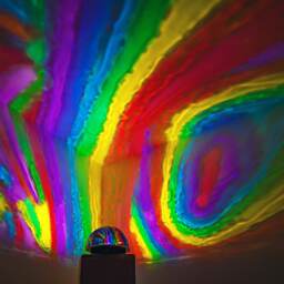Party Decoration Christmas Light Night Lights Mood Lamp Trippy Painting Projector Ambient Gift Paint Psychedelic Led Projection Lantern - thumbnail 2
