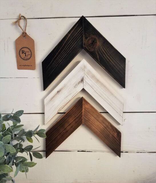 Rustic Chevron/Arrow Wall Decor Handmade, Solid Cedar & Paint/stain Compliments Modern, Farmhouse, Industrial, Or Shabby Decor - image 1