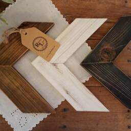 Rustic Chevron/Arrow Wall Decor Handmade, Solid Cedar & Paint/stain Compliments Modern, Farmhouse, Industrial, Or Shabby Decor - thumbnail 2