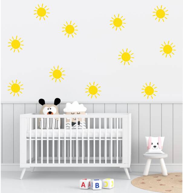 Sale Sun Wall Decals - Set Of 10 Vinyl Stickers - image 1