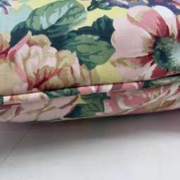 Vintage Floral Piped Cushion With Zip. Various Sizes Available - thumbnail 3