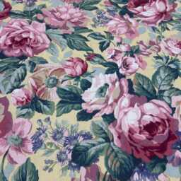 Vintage Floral Piped Cushion With Zip. Various Sizes Available - thumbnail 4