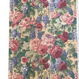 Vintage Floral Piped Cushion With Zip. Various Sizes Available - thumbnail 2