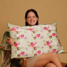 22 Momme 100% Pure Mulberry Silk Pillowcase/Natural Gift For Loved Ones - thumbnail 4