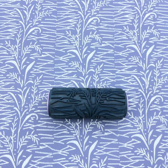 Patroon Verfroller No97 Reed, Patroon, Verfroller Voor Muurdecoratie, Roller, 15cm, Ontwerpen Van Patroonverfrollers - image 1